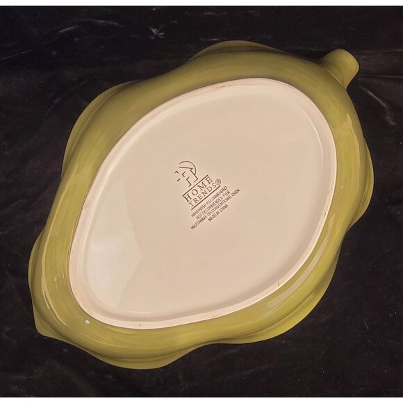 Vintage Home Trends "Tahitian Leaf" XL Serving Bowl - Picture 13 of 16